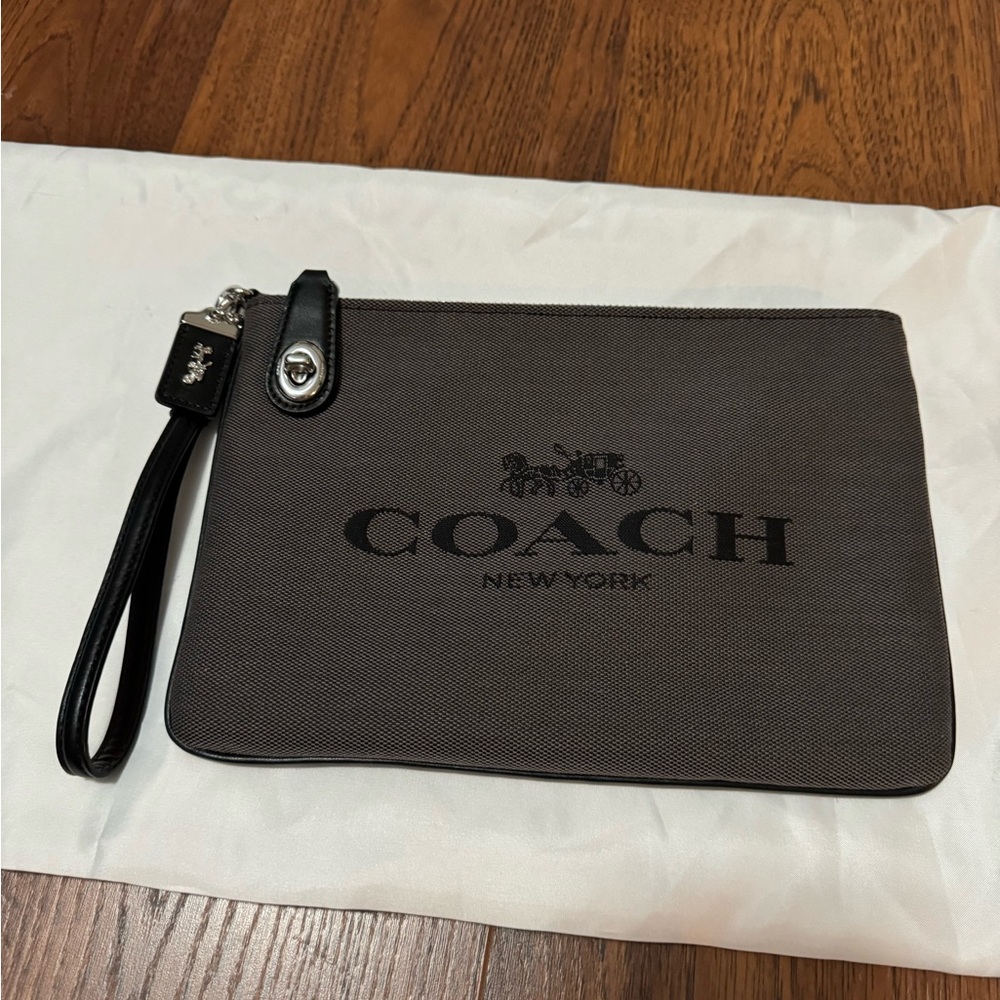 Genuine Coach Canvas Clutch